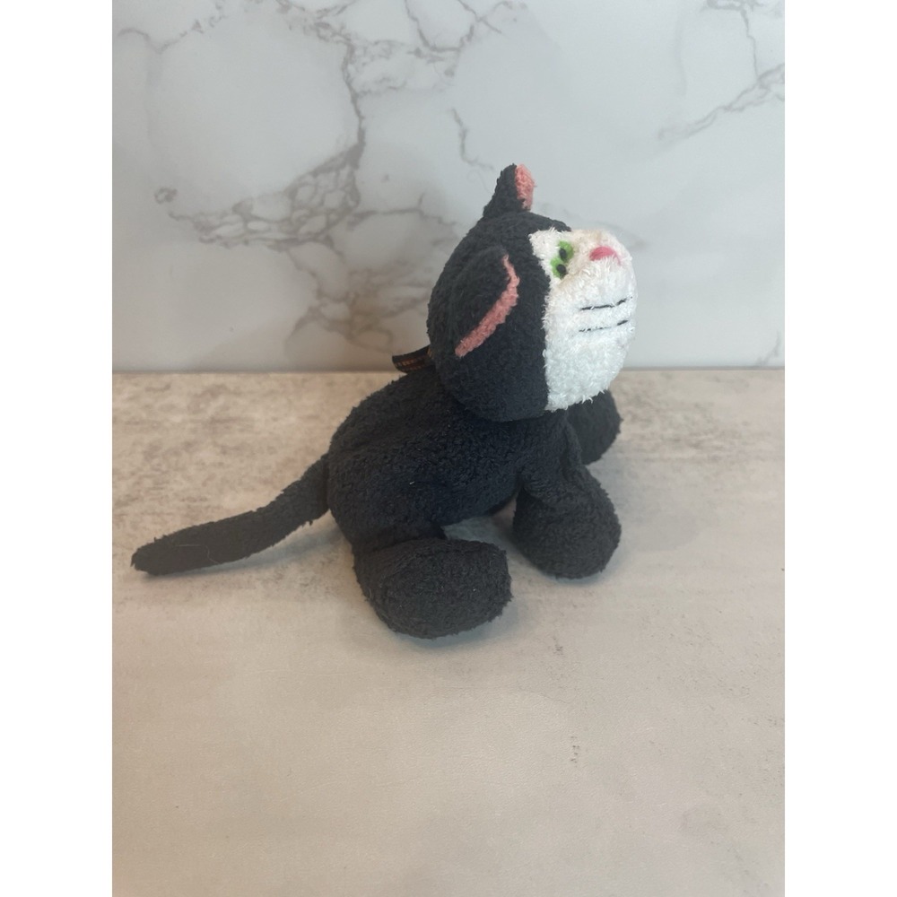 Russ Luv Pets  Black Kitten Crispy Cat Halloween Bow Mini 4" Beanbag Plush - Picture 8 of 8